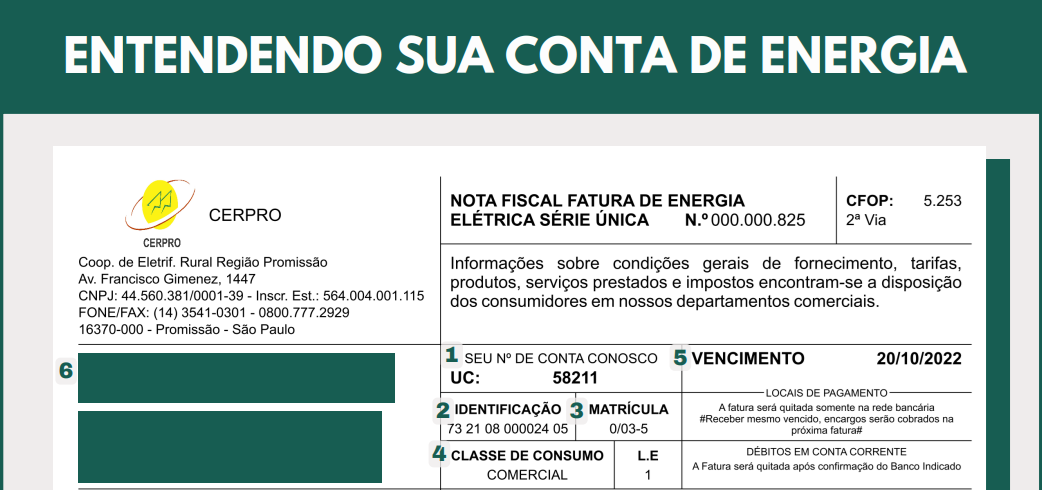 Nova Conta de Energia CERPRO — mais simples, moderna e fácil de entender!